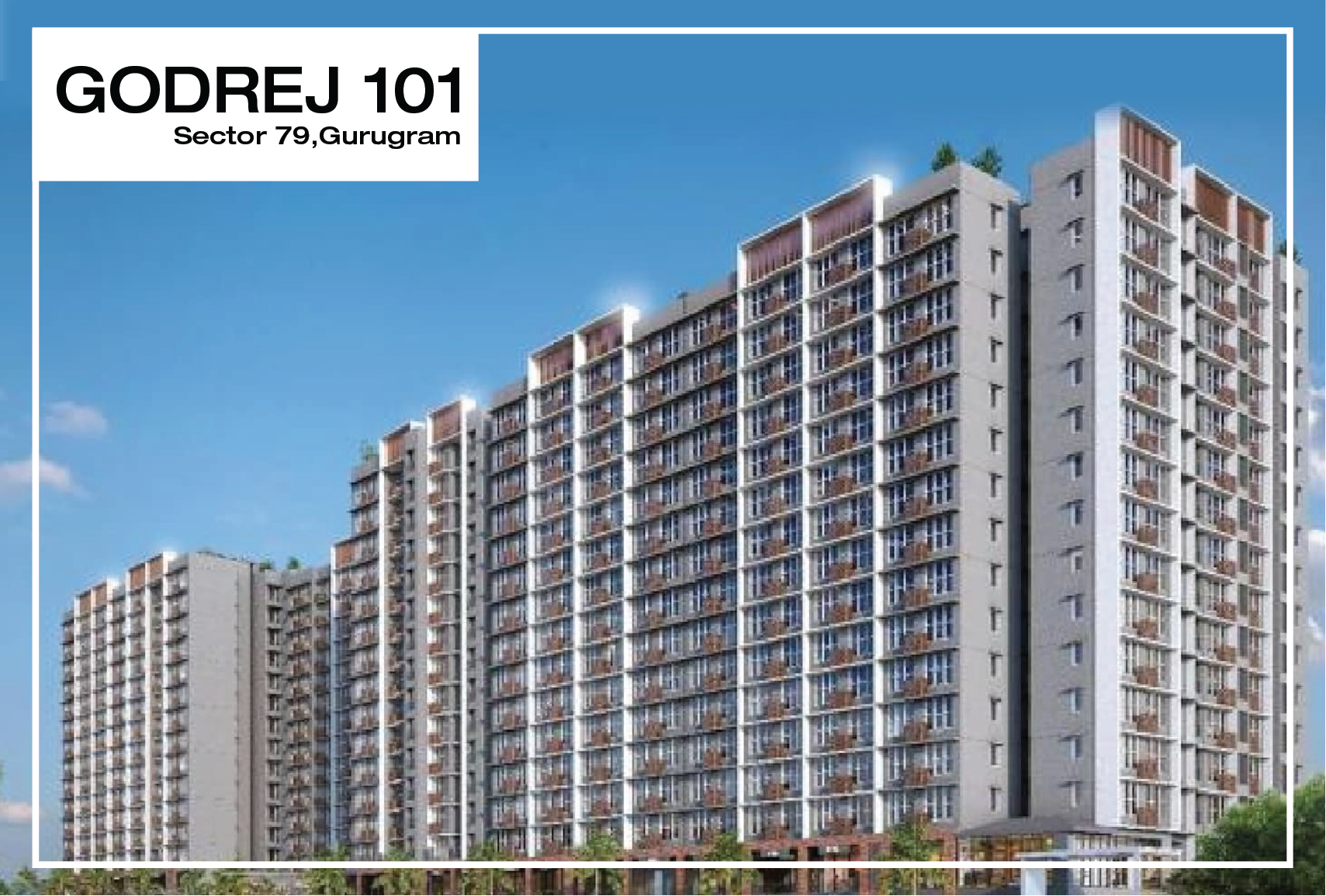 New Godrej 101 Ultra Luxury Residential Flats in Prime Location Sector 79, Gurgaon